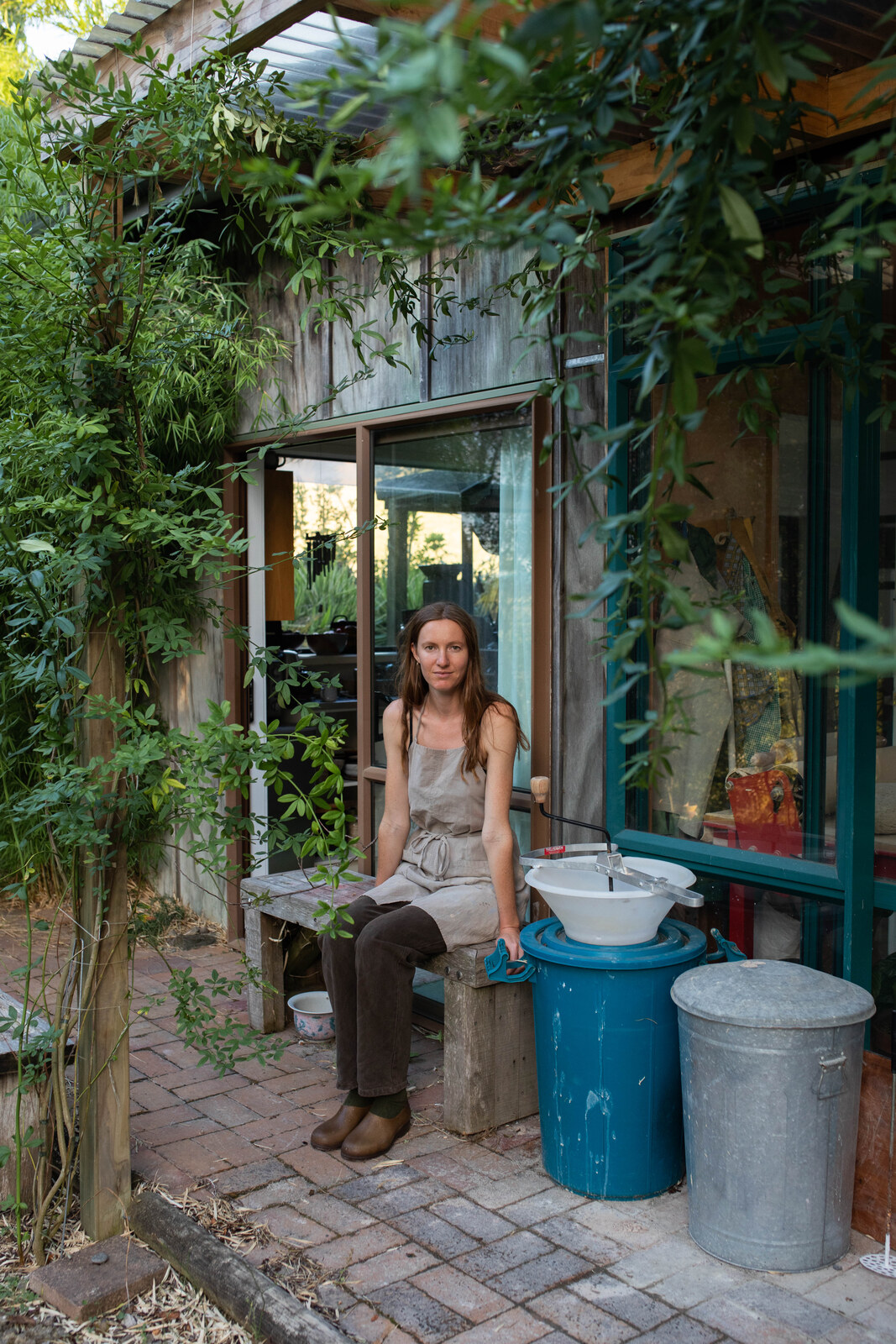 Jaime Jenkins at her Tauranga Moana studio